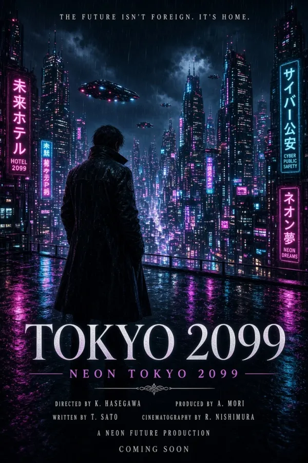 Fictional poster : Tokyo 2099